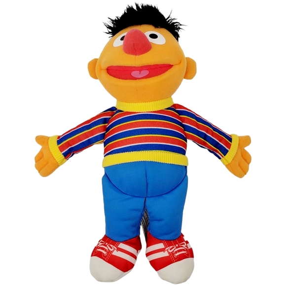 Sesame Street Plush Lot - Talking ABC ELMO, COOKIE MONSTER, & ERNIE 2013 Hasbro - Picture 7 of 10